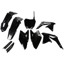 UFO Plastic Kit Set Full Complete Black Suzuki RMZ450 2008-2017 Replacement