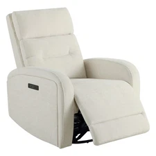 CHITA Swivel Recliner with Power Headrest, Recliner Chairs, Small Glider Rocker