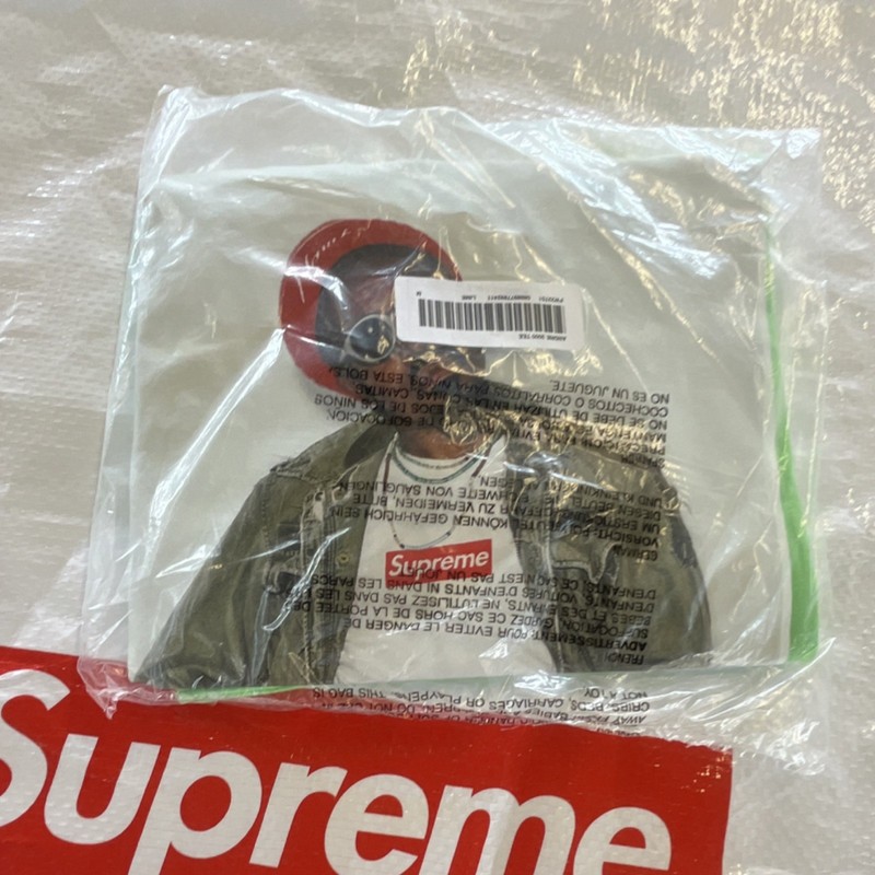 Supreme Andre 3000 Graphic Logo Men's Crew Neck Green T-Shirt M FW22T51