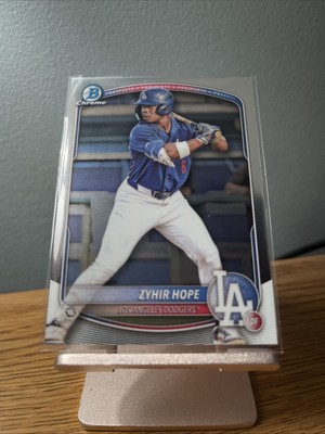 2025 Bowman Chrome Zyhir Hope Dodgers Prospect Card #BCP-2 