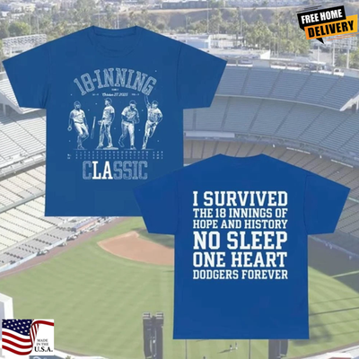 #ad 18 Innings Classic World Series Champion Dodgers Baseball Shirt $27.00