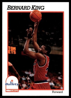 1991-92 Hoops Bernard King Washington Bullets #218 15997