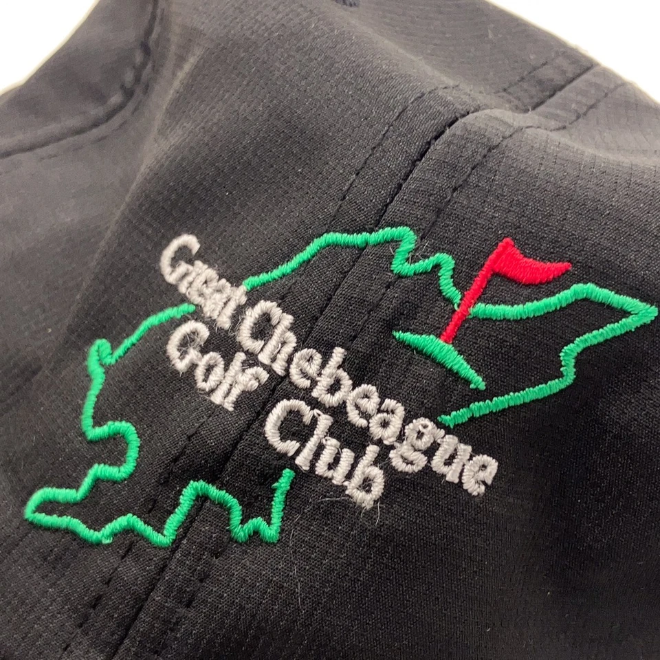 Great Chebeague golf club maine island lightweight black polyester baseball cap - Image 3 of 4