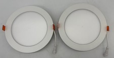 Lot of 2 Halo Recessed LED Light Trim Matte White 16W 6" - Without Electric Box