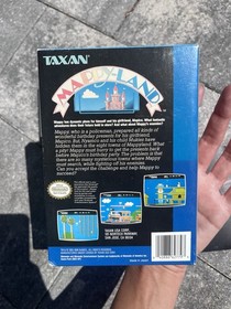 Mappy-Land Nintendo Nes Video Game CIB Good Condition