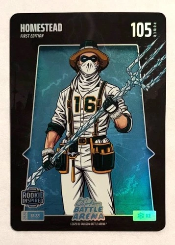 2026 Bo Jackson Battle Arena Homestead Nick Kurtz BF-221 Battle Foil Ice RC