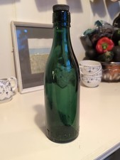 Tamplins Vintage Green Glass Ale Bottle with Stopper