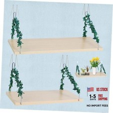 2 Size Cubicle Shelf for Fabric Walls with Hooks, 15.7" and 11.8" Wooden