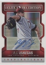 2014 Elite Extra Edition Inspirations Die-Cut Signatures AJ Vanegas Auto 0c2
