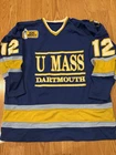 Game Worn Hockey Jersey U-Mass Dartmouth 90s College Hockey
