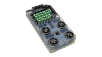 MURR Elektronik 8000-84500-0000000 Exact12 4xM12 5-pol. Grundmodul PNP-LED