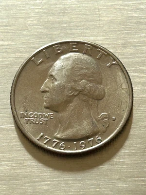 USA 1/4 Dollar Bicentennial Quarter Washington Quarter Denver 1976 - Bild 1 von 2