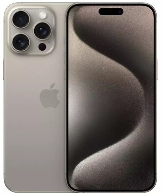 Apple iPhone 15 Pro Max - 256gb - Natural Titanium (Unlocked) - Excellent