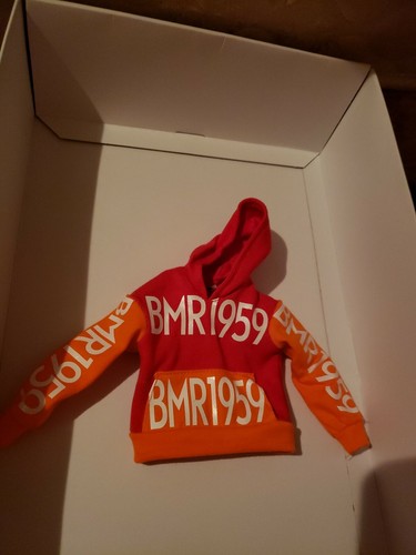 NEW 2019 RED BMR 1959 HOODIE FOR KEN DOLL ,MATTEL - Picture 2 of 4