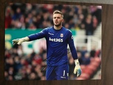 Stoke City Jack Butland Autographed Signed 11x14 Photo COA #3