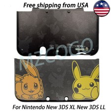 Fit Nintendo New 3DS XL 3DS LL Protective Top  Bottom Case Cover Housing Shell
