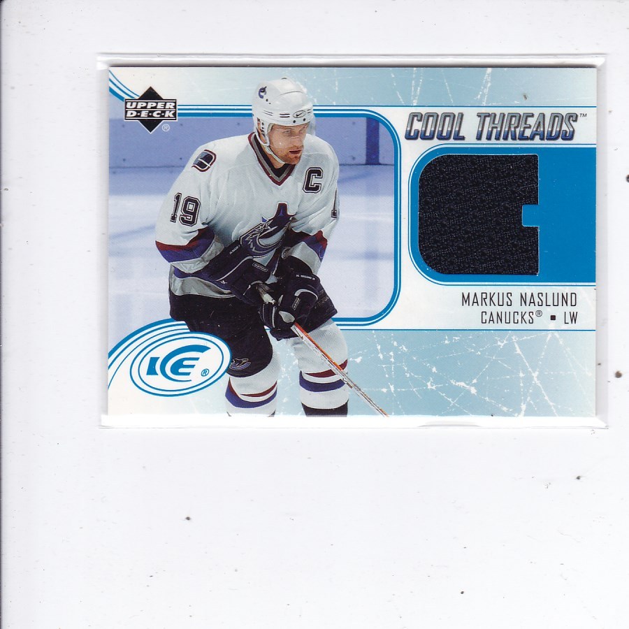 2005-2006 UPPER DECK ICE COOL THREADS CT-MN MARKUS NASLUND NRMT-MT