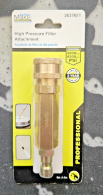 #ad SurfaceMaxx up to 4500 PSI 1 4 in Brass Pressure Washers Filter Quick Connect $17.89