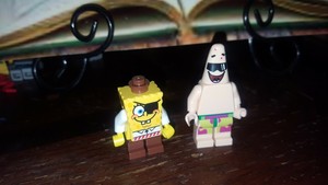 lego spongebob and patrick