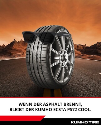 Sommerreifen 225/40R18  92Y  Kumho ECSTA Sport PS72   BRANDNEUES  PROFIL !!!!!!