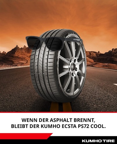 Sommerreifen 225/40R18  92Y  Kumho ECSTA Sport PS72   BRANDNEUES  PROFIL !!!!!! - Bild 1 von 4