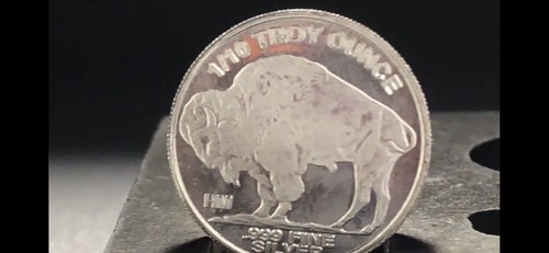 1/10th oz Buffalo Silver Round silver round - Picture 2 of 17