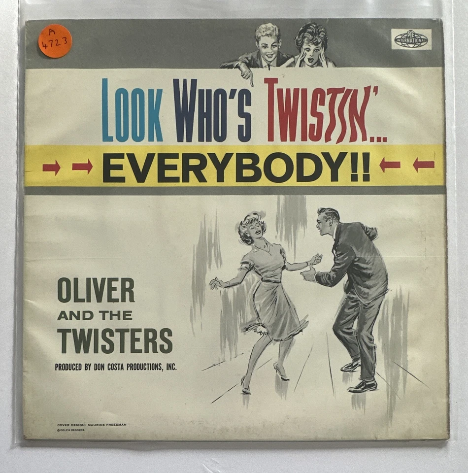 Oliver and the Twisters – Look Who’s Twistin’ Everybody Lp Vinyl Record R n R - Image 2 of 4