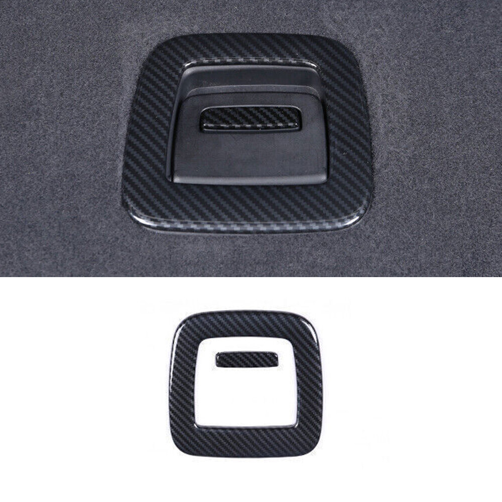 For BMW X3 G01 X4 G02 18-21 Carbon Fiber Back Door Tailgate Handle Cover Trim 2*