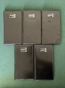 Restaurant Credit Card Holder Check Presenter Waiter Waitress Book Lot of 5