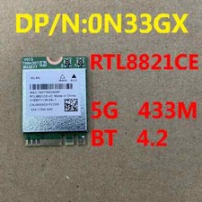 0N33GX RTL8821CE WLAN Card DELL inspiron 3501 3502 15-3510 3511 3515 3525 WIFI
