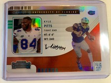 2021 Contenders Draft KYLE PITTS Rookie CAMPUS ID! Falcons RC - CASE HIT - RARE!