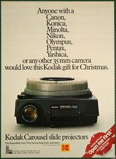 Kodak Carousel 760H 35mm Slide Projector Vintage Print Ad 1979