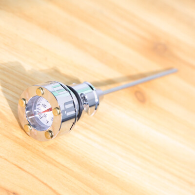 #ad #ad Chrome Oil Temperature Dipstick 5 Brass For Harley 18 24 Softail Fat Boy $35.98