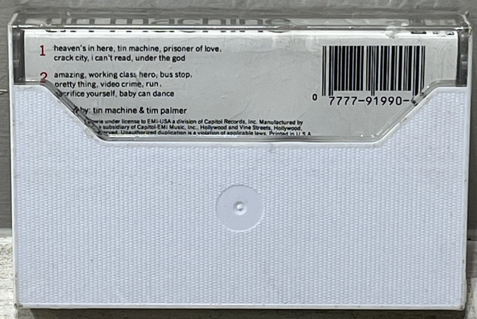 Tim Machine Self-Titled David Bowie Cassette Tape New Sealed - Image 2 of 3