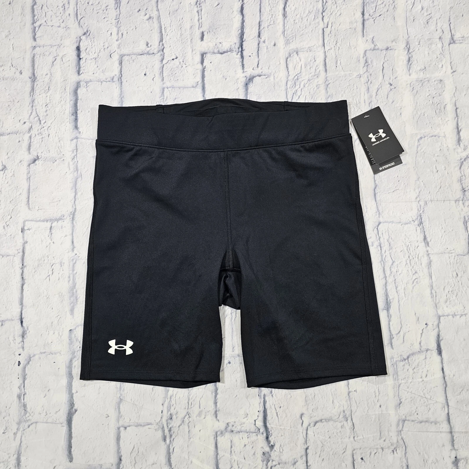 Under Armour MENS SZ XL Launch Track Running Half Tight Black 1384546 001