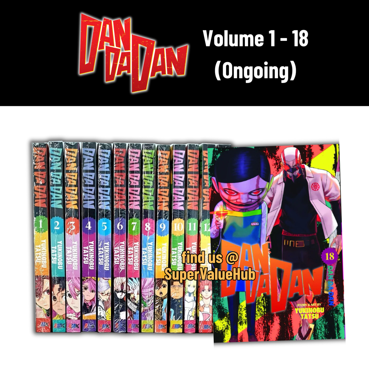 Dandadan Manga (Vol. 1-18) Full/Loose English Comic Dan Da Dan