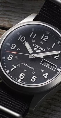 Seiko 5 Sports Men's Black Watch - SRPG37 for sale online | eBay