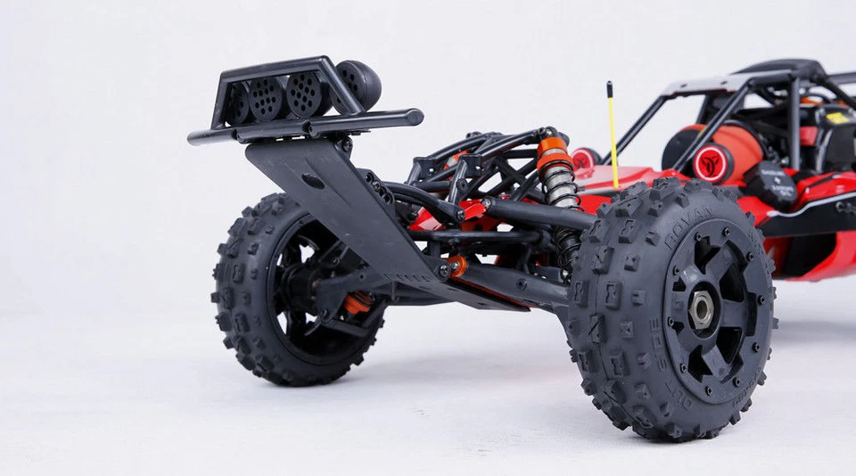 5B upgraded 5T high strength nylon front bumper kit Black for HPI RV KM BAJA - Image 2 of 3