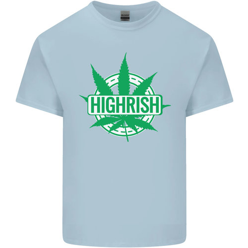 Highrish St Patricks Day Weed Drugs Funny Kids T-Shirt Childrens - Picture 12 of 77