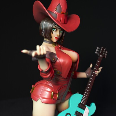 3D Printed Artist Proof Model kit Proxy for Musician I-No for Sci Fi Game Fans