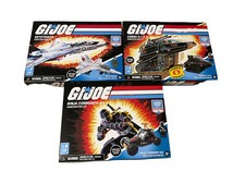 Hasbro GI Joe Construction Set X 3 New in Box - Cobras, Ninjas, Skystriker