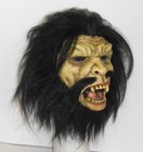 LOOK! Custom Deluxe Realistic Hair CAVEMAN MASK Collector Halloween Costume Prop — photo 3