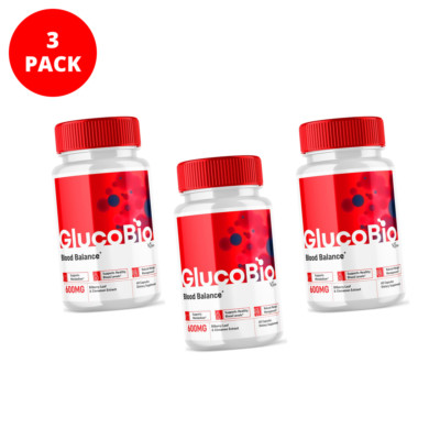 GLUCOBIO  Blood Sugar Balance Support Gluco Bio Supplement (180 Capsules)
