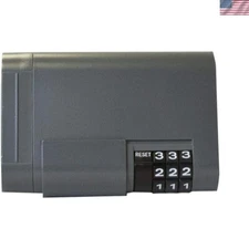 Stylish Gray Magnetic Key Safe with Reusable Foam Insert - 1,000 Locking Options