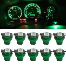 10x T5 B8.5d 5050 1smd Car Blue Led Dashboard Dash Gauge Instrument Light Bulb
