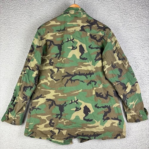 USGI BDU Jacket ERDL Pattern 1981 Medium Regular Top Coat Hot Weather Military - Picture 5 of 15