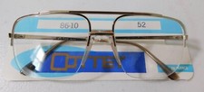 Vintage COTTET 86-10 Gold 52 Eye Made in France Eyeglass Frame New Old Stock F6
