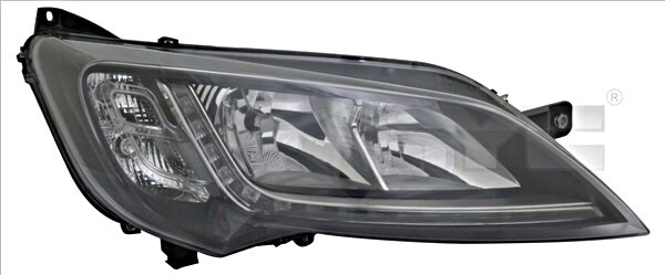 TYC Headlight LED Left Black For FIAT PEUGEOT CITROEN Ducato Bus  