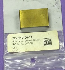 22-3210-00-14 DIAMOND AIRCRAFT SHIM, LD, GEAR, DA-20, NEW SURPLUS