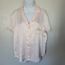 Victoria's Secret NWT Here Comes the Bride Medium Pink Silky Top Bridesmaid